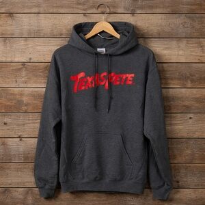 Texas PeteBlack Logo Hoodie Mens Sz S Unisex‎ Streetwear Loungewear Layering